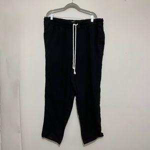 H&M Cropped Black Summer Pants